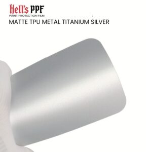 MATTE TPU METAL TITANIUM SILVER Hell's PPF