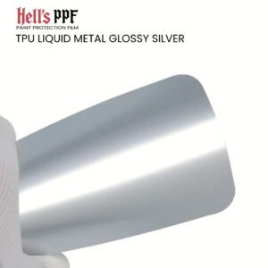 TPU LIQUID METAL GLOSSY SILVER Hell's PPF