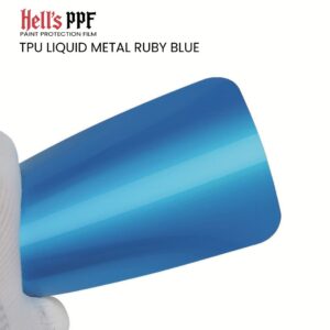 TPU LIQUID METAL RUBY BLUE Hell's PPF
